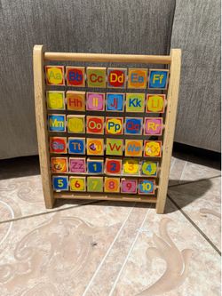 Wooden abc/123
