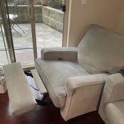 Reclining Armchair With Footrest 