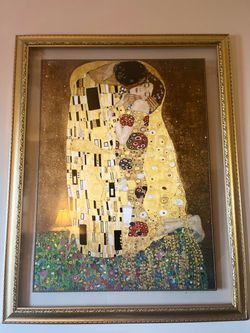 The Kiss by Klimt Framed Wall Art Print