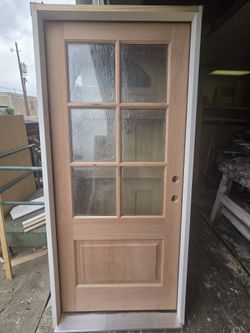36x80 Exterior Mahogany Door