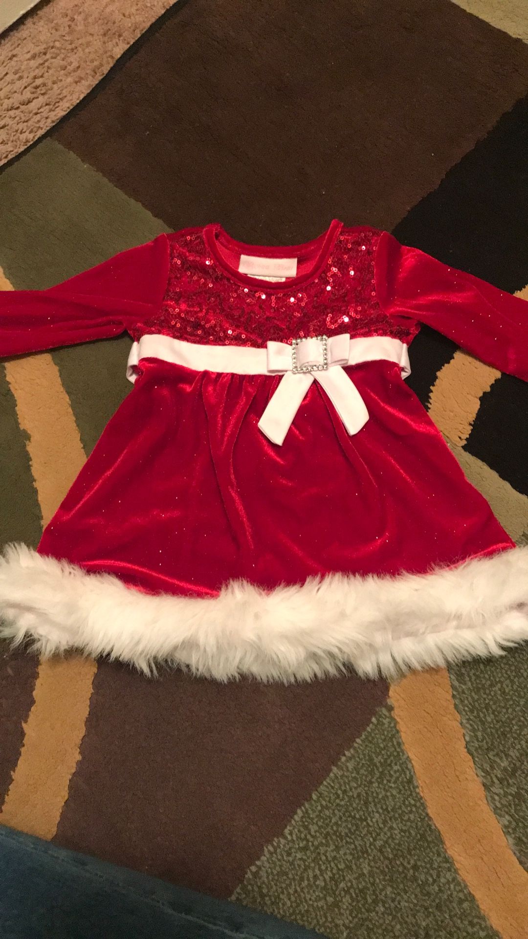 Red Christmas Baby Dress