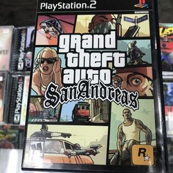 Grand Theft Auto San Andreas Ps2 $25 Gamehogs 11am-7pm