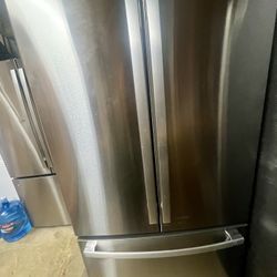 Brand new GE stainless steel French door refrigerator