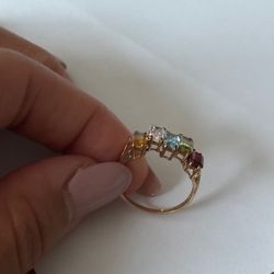 10k Gold Multicolor Ring 