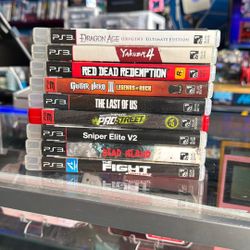 PS3 Games *PRICES VARY DEPENDING ON THE GAME*