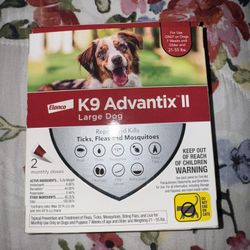 K9 Advantix ii 21-55 Lbs 2 Doses NEW