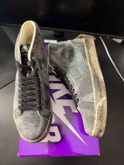 Nike Blazer Mid Faded Black Size 8