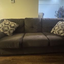 Dark Brown Couch 