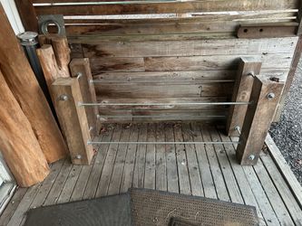 Custom rough cut table legs