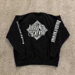 Lucky Daves Black Men’s Sweater Sz XL