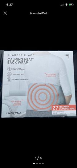 Sharper Image Calming Heat Back Wrap