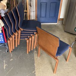 MCM stacking dining chairs