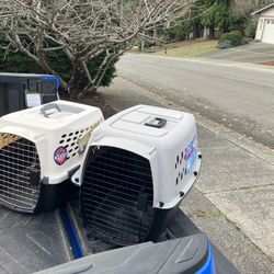 Small Dog Cat Rabbit Bunny Kennel Crate Carrier Like New 24" L by 14” W by 14” H $25 Each
