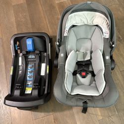 Nuna Pipa Lite LX Car Seat and Base Gray