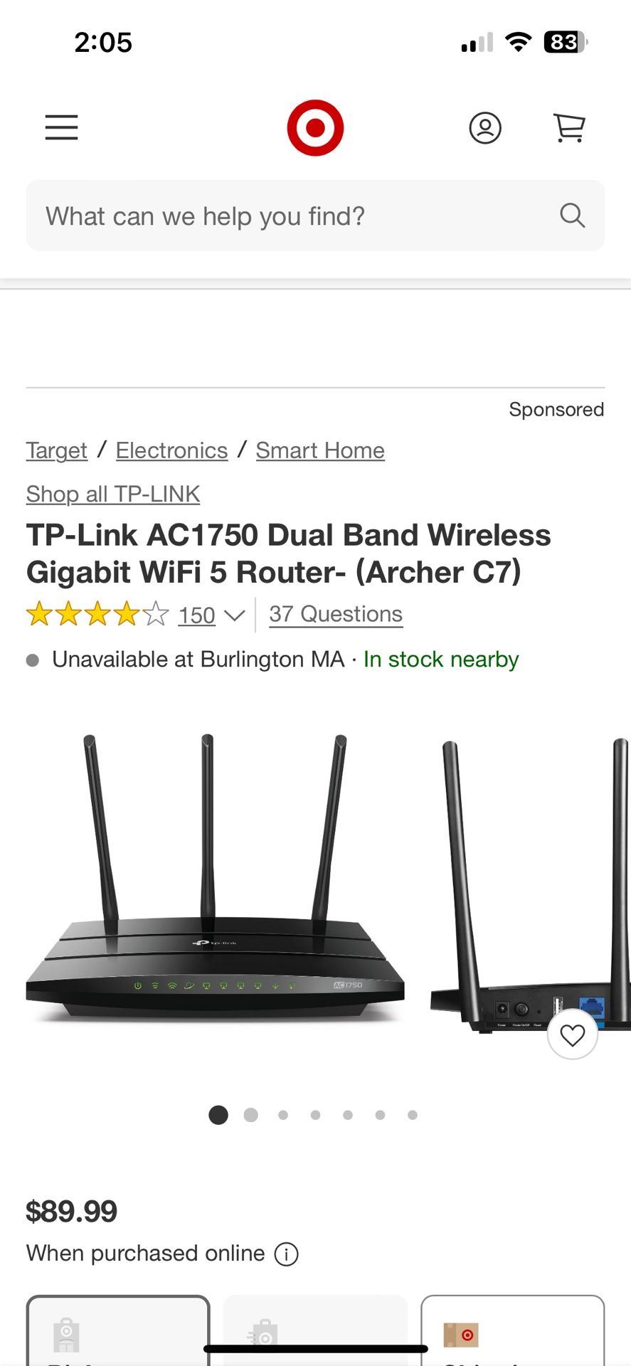 TP LINK ROUTER Dual Band Gigabit Router