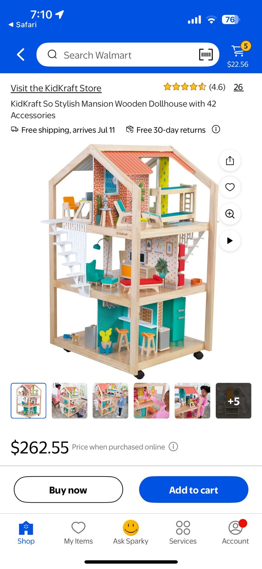 KidKraft Doll House From Walmart