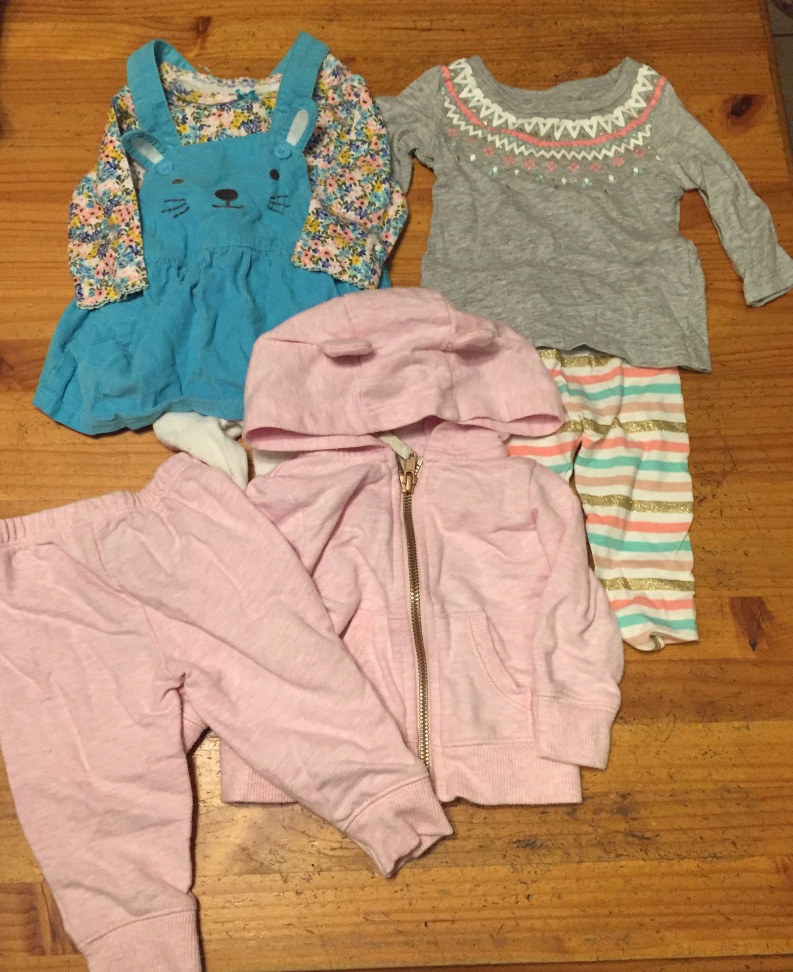 Baby girl lot outfit clothing 3 months set carters