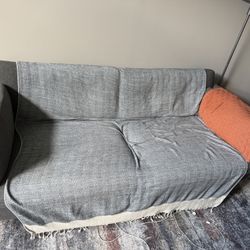 Mid Century Gray Couch From Article