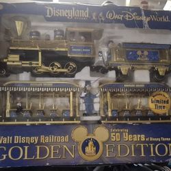 Rare Vintage Disney 50th Anniversary Limited Edition Train 