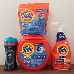 Tide pod laundry bundle