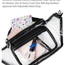 Clear Fanny Pack- Stadium Approved