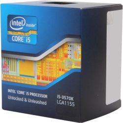 - Intel Core i5-3570K - Core i5 3rd Gen Ivy Bridge Quad-Core 3.4GHz (3.8GHz Turbo)