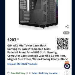 Pc Gaming Case GiM ….new !! 