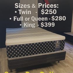 β
 Queen  Mattress (Double Sides) β’ Box Spring β’ Delivery Free to DM,(V), DE and WV we charge small fee delivery  π¦