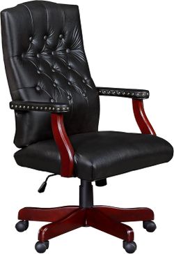 Regency Ivy League Swivel Executive Chair Black