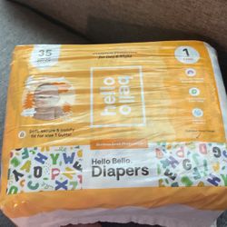 Hello Bello diapers Size 1