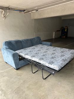 Ashley Cashton Blue Queen Sofa Sleeper