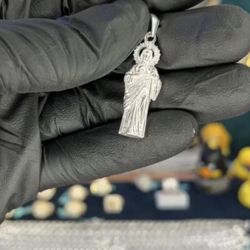 Solid Silver Chain Pendant