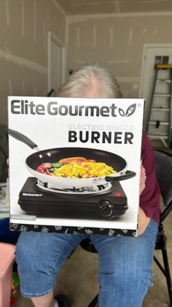 Gourmet electric single burner