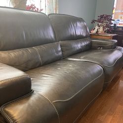 Electric Leather couch 