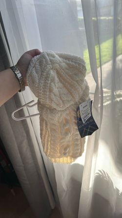Dog cable knit sweater