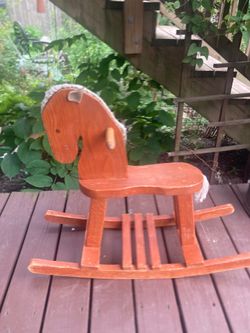Rare Vintage Child’s rocking horse