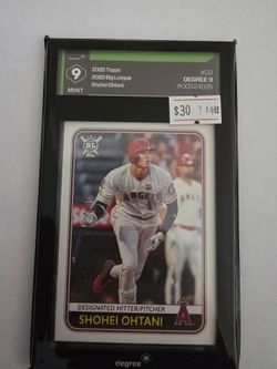 2020 Topps Big League Shohei Ohtani #28 Graded Mint 9