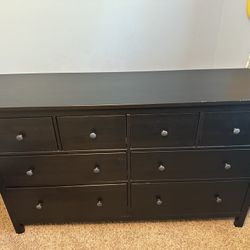 8-drawer Dresser.  IKEA Hemnes Black/Brown. 