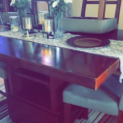 Dining Table, Center Table, 2 End Tables 