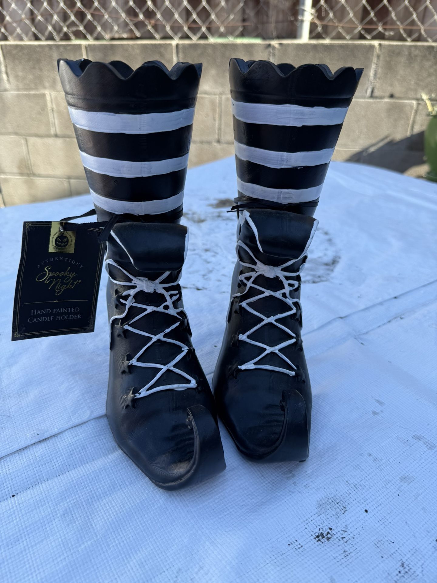 Witch Feet Candle Holder