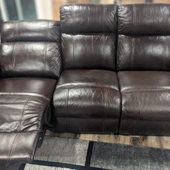 Leather Motion Couches (Love Seat & 3 Seat) Recliner 