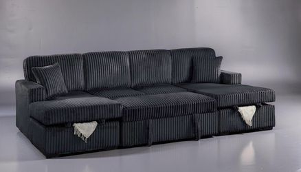 New black sectional