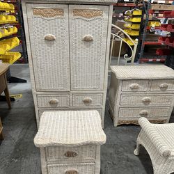 Pier 1 Imports Jamiaca Rattan Bedroom Set