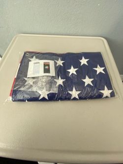 USA flag with led lights