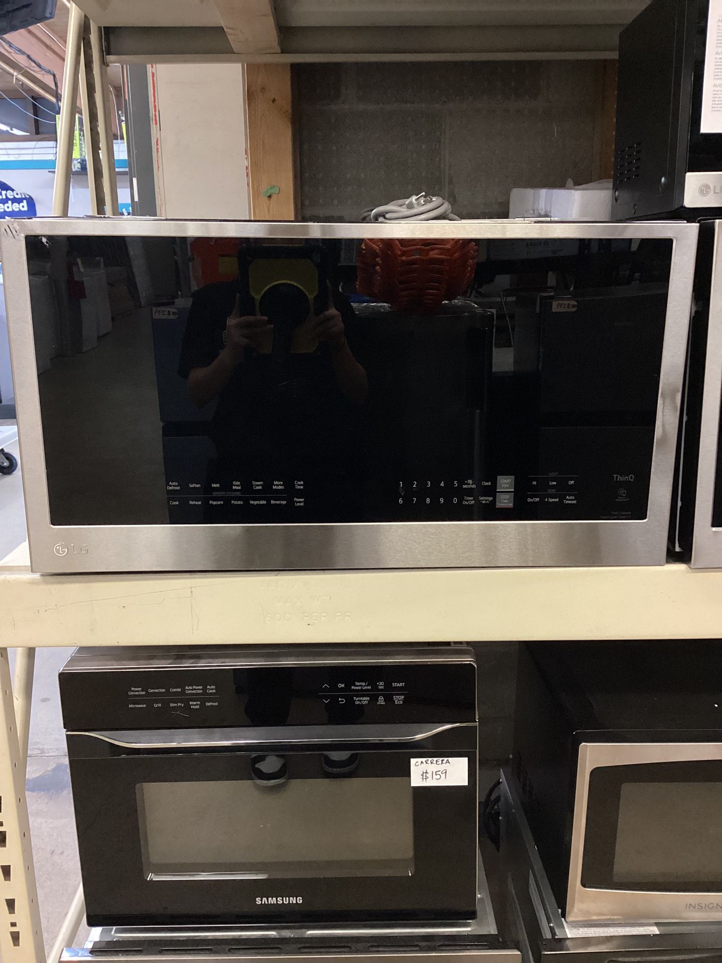 LG 2.0 cu. ft. Smart Over The Range Microwave