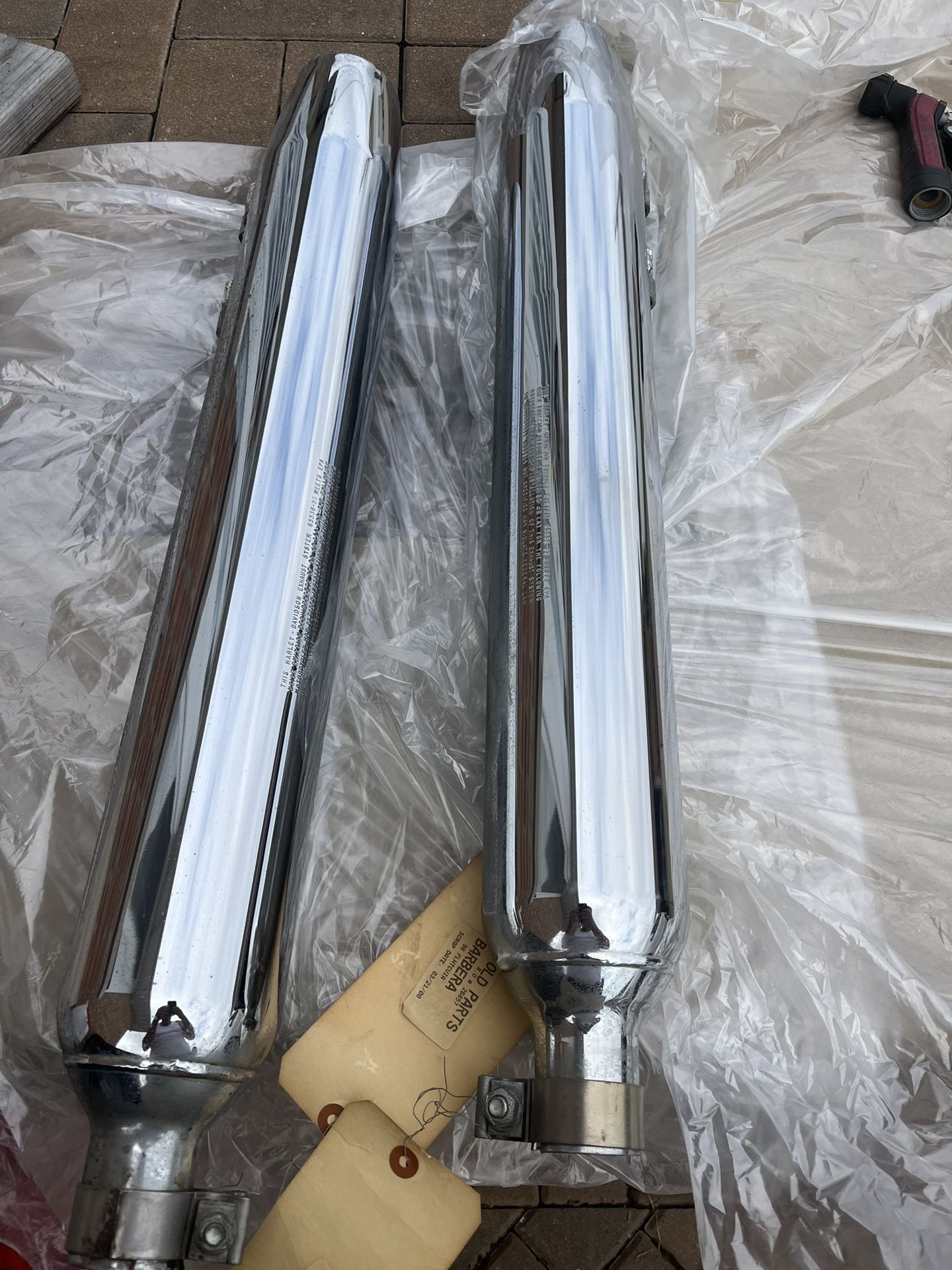 Harley Davidson Bagger Stock Pipes