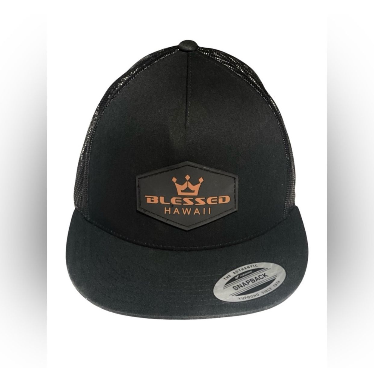Blessed Hex Trucker Black Snapback Hat