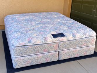 Cali King Mattress & Box Spring Set - Delivery Offered