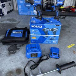 Kobalt 24-volt 2-Tool Brushless Power Tool Combo Kit with Soft Case