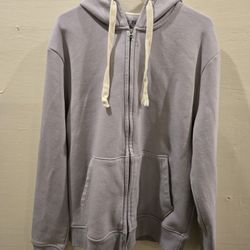 Lavender Zip-Up Hoodie